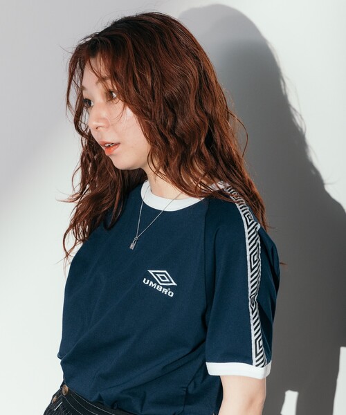 セール】UMBRO × FREAK'S STORE/アンブロ 別注 Line T-shirt