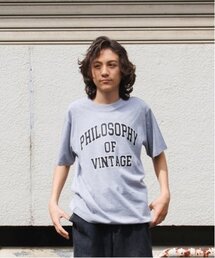 GLAZOS（グラソス）の「【大人向けサイズあり】【プチプラ】フロントカレッジロゴ半袖Tシャツ（Tシャツ/カットソー）」