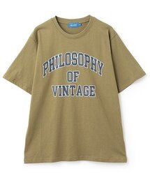 GLAZOS（グラソス）の「【大人向けサイズあり】【プチプラ】フロントカレッジロゴ半袖Tシャツ（Tシャツ/カットソー）」