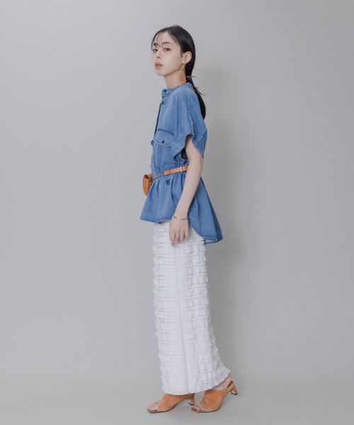 大好き テンセルデニム ドロップショルダーシャツ Eimee Law│Eimee Law トップス
