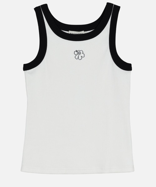 marimekko(マリメッコ)の「【kioski】 Surrea Piirto Uni / tank top(タンクトップ・レディース・レッド/ホワイト・X-SMALL/SMALL/MEDIUM/LARGE)」の4枚目の写真