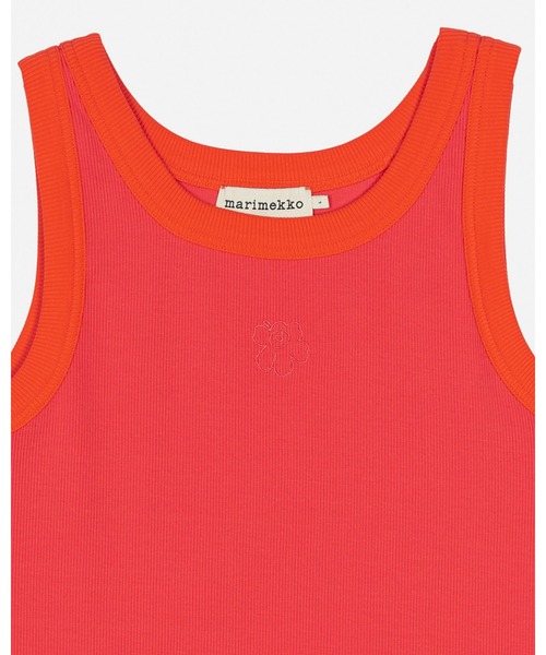 marimekko(マリメッコ)の「【kioski】 Surrea Piirto Uni / tank top(タンクトップ・レディース・レッド/ホワイト・X-SMALL/SMALL/MEDIUM/LARGE)」の9枚目の写真