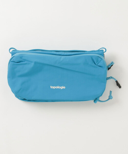 Topologie（トポロジー）の「Topologie/トポロジー  Bottle Sacoche Medium Papery ボトルサコッシュ【バッグ単体】（ショルダーバッグ・メンズ・ブルー/グレー/ブラック・F）」の4枚目の写真