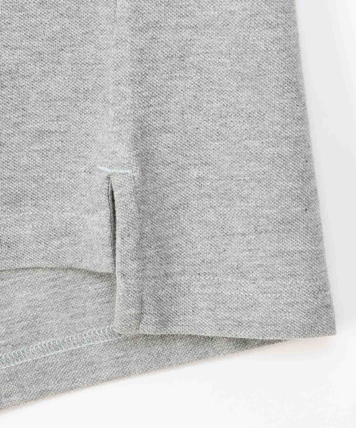 Champion（チャンピオン）の「【Champion】ワンポイント刺繍ロゴ ポロシャツ ユニセックス（ポロシャツ・レディース・杢グレー/ブラック/ホワイト/ネイビー・M/L/XL）」の15枚目の写真