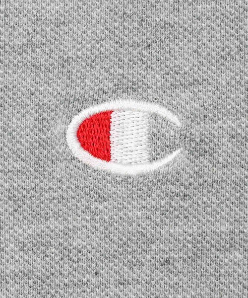 Champion（チャンピオン）の「【Champion】ワンポイント刺繍ロゴ ポロシャツ ユニセックス（ポロシャツ・レディース・杢グレー/ブラック/ホワイト/ネイビー・M/L/XL）」の16枚目の写真