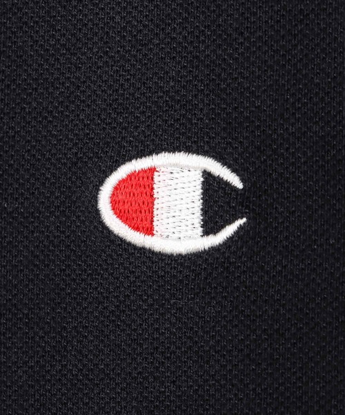 Champion（チャンピオン）の「【Champion】ワンポイント刺繍ロゴ ポロシャツ ユニセックス（ポロシャツ・レディース・杢グレー/ブラック/ホワイト/ネイビー・M/L/XL）」の12枚目の写真
