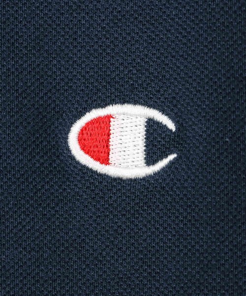 Champion（チャンピオン）の「【Champion】ワンポイント刺繍ロゴ ポロシャツ ユニセックス（ポロシャツ・レディース・杢グレー/ブラック/ホワイト/ネイビー・M/L/XL）」の20枚目の写真