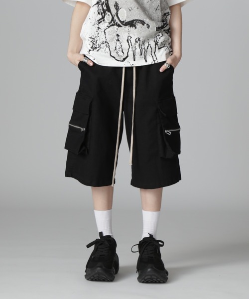 DANKE SCHON(ダンケシェーン)の「DankeSchon/ダンケシェーン/TCBLK CARGO SHORTS(その他パンツ・レディース・ブラック・L/M)」の1枚目の写真