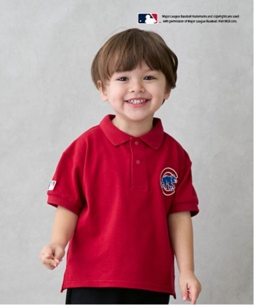 petit main（プティマイン）の「【MLB】ポロシャツ（ポロシャツ・キッズ・ライトブルー/ネイビー/キナリ/レッド・110cm/130cm/90cm/80ｃｍ/100cm/120cm）」の4枚目の写真