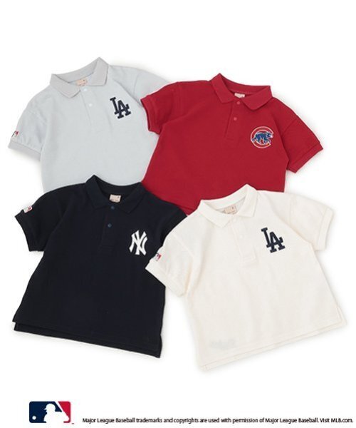 petit main（プティマイン）の「【MLB】ポロシャツ（ポロシャツ・キッズ・ライトブルー/ネイビー/キナリ/レッド・110cm/130cm/90cm/80ｃｍ/100cm/120cm）」の11枚目の写真