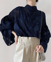 Doux Belle（ドゥーベル）の「ベルスリーブシアーブラウス（シャツ/ブラウス）」