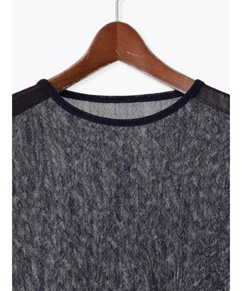 Te chichi（テチチ）の「【宮本茉由着用】ランダムドットチュールギャザートップス（Tシャツ/カットソー・レディース・ベージュ/ネイビー・F）」の11枚目の写真