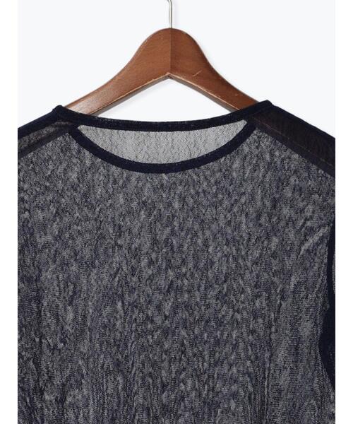 Te chichi（テチチ）の「【宮本茉由着用】ランダムドットチュールギャザートップス（Tシャツ/カットソー・レディース・ベージュ/ネイビー・F）」の14枚目の写真