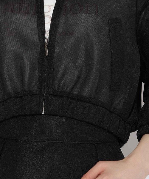 WILLSELECTION（ウィルセレクション）の「シアーダンボールブルゾン（ブルゾン・レディース・オフホワイト/ブラック/ピンク・FREE）」の14枚目の写真