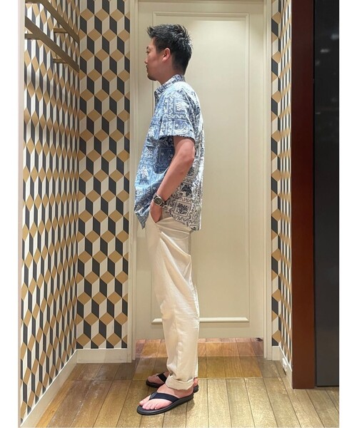 BROOKS BROTHERS(ブルックスブラザーズ)の「リネン/コットン プレーンフロントパンツ Regular(その他パンツ・メンズ・ホワイト/ベージュ/インディゴブルー/グリーン・35inch/33inch/32inch/31inch/38inch/37inch/36inch/34inch/30inch)」の8枚目の写真