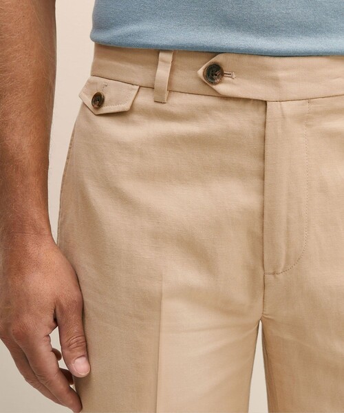 BROOKS BROTHERS(ブルックスブラザーズ)の「リネン/コットン プレーンフロントパンツ Regular(その他パンツ・メンズ・ホワイト/ベージュ/インディゴブルー/グリーン・35inch/33inch/32inch/31inch/38inch/37inch/36inch/34inch/30inch)」の10枚目の写真