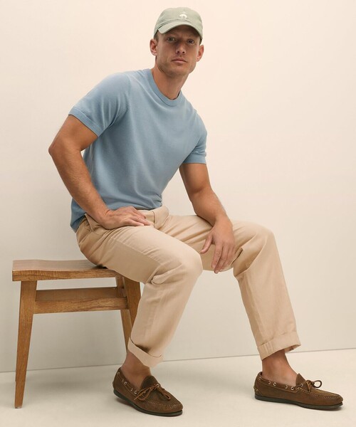 BROOKS BROTHERS(ブルックスブラザーズ)の「リネン/コットン プレーンフロントパンツ Regular(その他パンツ・メンズ・ホワイト/ベージュ/インディゴブルー/グリーン・35inch/33inch/32inch/31inch/38inch/37inch/36inch/34inch/30inch)」の13枚目の写真