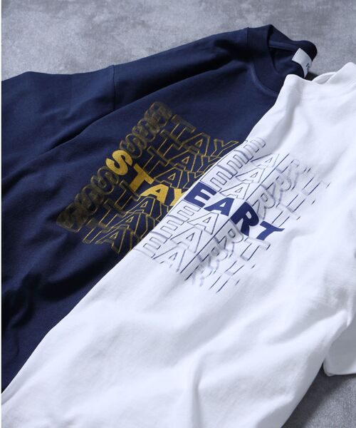 FFEIN(フェイン)の「【FFEIN(フェイン)】メッセージロゴショート丈Tシャツ / 男女兼用 レギュラーサイズ プリント シンプル(Tシャツ/カットソー・メンズ・ブラック/ホワイト/レッド/ネイビー/その他1/その他2・SMALL/MEDIUM/LARGE)」の10枚目の写真