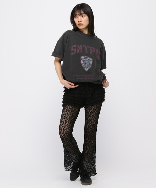 SAINTPAIN（セイントペイン）の「【UNISEX】SAINTPAIN／COP PIGMENT T（Tシャツ/カットソー・レディース・ブラック/チャコール・MEDIUM/LARGE）」の10枚目の写真