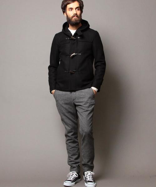 BEAUTY&YOUTH UNITED ARROWS（ビューティーアンドユースユナイテッドアローズ）の「【WEB限定】by ∴ ホームスパン テーパードパンツ◆（その他パンツ・メンズ・ダークグレー/グレー・MEDIUM/LARGE/SMALL）」の3枚目の写真