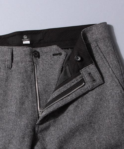 BEAUTY&YOUTH UNITED ARROWS（ビューティーアンドユースユナイテッドアローズ）の「【WEB限定】by ∴ ホームスパン テーパードパンツ◆（その他パンツ・メンズ・ダークグレー/グレー・MEDIUM/LARGE/SMALL）」の4枚目の写真