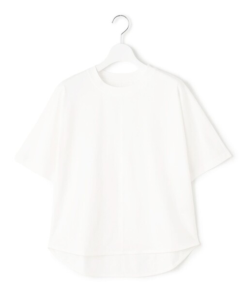J.PRESS YORK STREET(ジェイプレスヨークストリート)の「【WOMEN】ベーシックドルマン Tシャツ(Tシャツ/カットソー・レディース・ブラック系/ライトグリーン系/スカイブルー系/ホワイト系・F)」の1枚目の写真