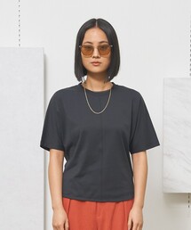 J.PRESS YORK STREET（ジェイプレスヨークストリート）の「【WOMEN】ベーシックドルマン Tシャツ（Tシャツ/カットソー）」
