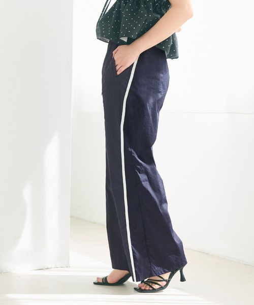 coca(coca)(コカ)の「ナイロンラインパンツ(その他パンツ・レディース・レッド/ネイビー・M/L/S)」の6枚目の写真
