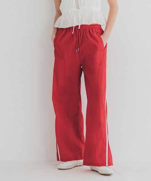 coca(coca)(コカ)の「ナイロンラインパンツ(その他パンツ・レディース・レッド/ネイビー・M/L/S)」の18枚目の写真