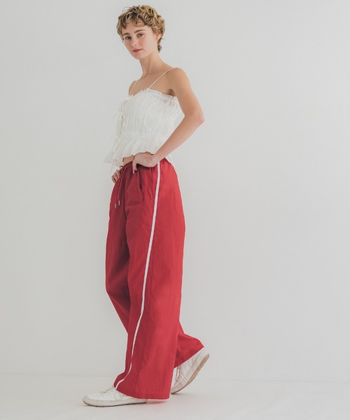 coca(coca)(コカ)の「ナイロンラインパンツ(その他パンツ・レディース・レッド/ネイビー・M/L/S)」の19枚目の写真