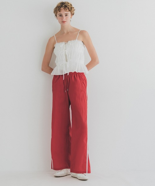 coca(coca)(コカ)の「ナイロンラインパンツ(その他パンツ・レディース・レッド/ネイビー・M/L/S)」の9枚目の写真