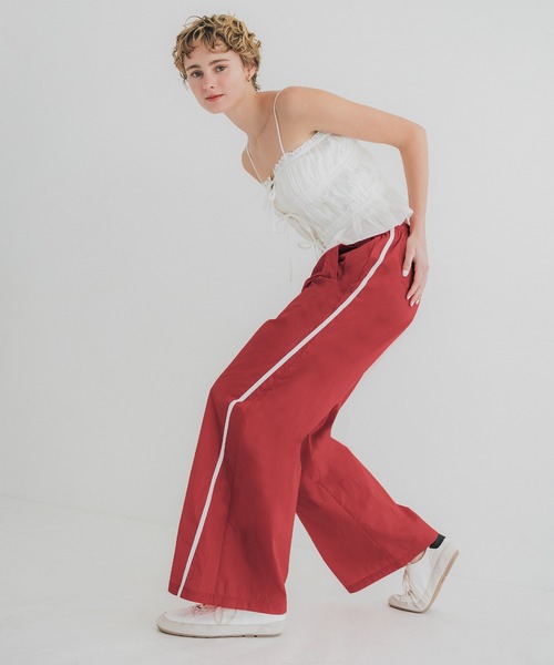 coca(coca)(コカ)の「ナイロンラインパンツ(その他パンツ・レディース・レッド/ネイビー・M/L/S)」の10枚目の写真