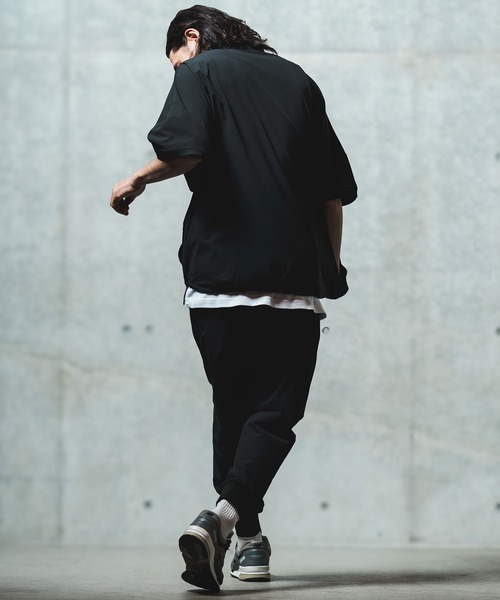 GLIMCLAP（グリムクラップ）の「mt9698- Mini-ripstop nylon fabric short-sleeve pullover Tシャツ（Tシャツ/カットソー・メンズ・ナチュラル/ブラック/ベージュ・S/M/L）」の17枚目の写真