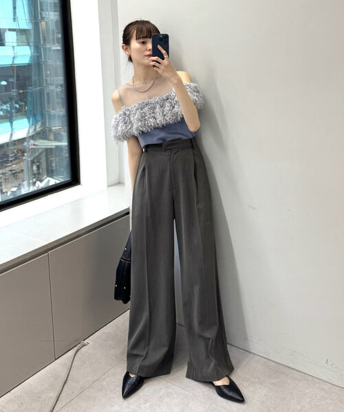 mystic（ミスティック）の「[森川企画]ノースリフェザーTOPS（シャツ 