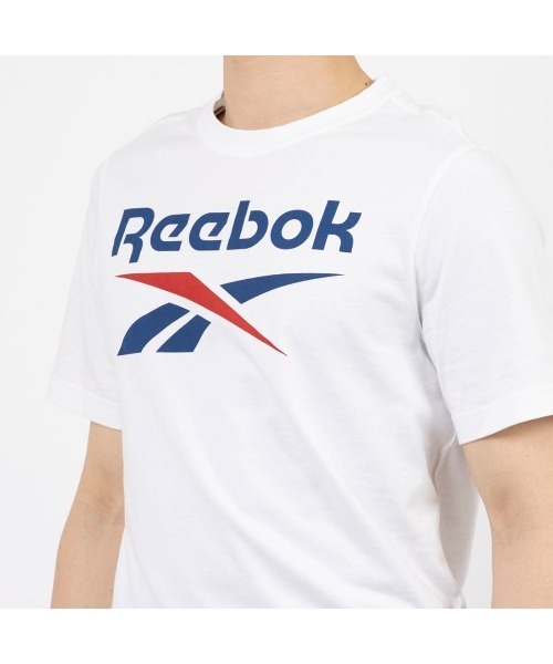 Reebok(リーボック)の「アイデンティティー ビッグロゴ Tシャツ / IDENTITY BIG LOGO TEE(Tシャツ/カットソー・メンズ・ホワイト/グレー・SMALL/LARGE/X-LARGE/XX-LARGE/MEDIUM)」の5枚目の写真