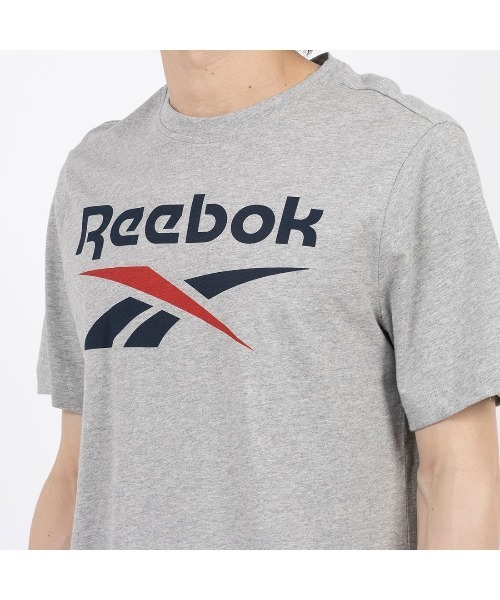 Reebok(リーボック)の「アイデンティティー ビッグロゴ Tシャツ / IDENTITY BIG LOGO TEE(Tシャツ/カットソー・メンズ・ホワイト/グレー・SMALL/LARGE/X-LARGE/XX-LARGE/MEDIUM)」の8枚目の写真