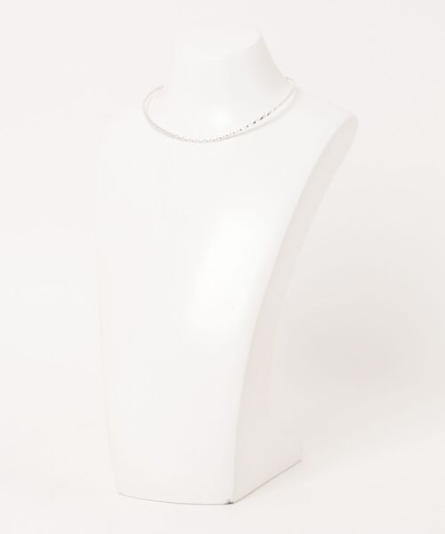 e.m.（イーエム）の「ツイストチョーカー/SILVER/メンズ/レディース（チョーカー・メンズ・シルバー・FREE）」の5枚目の写真