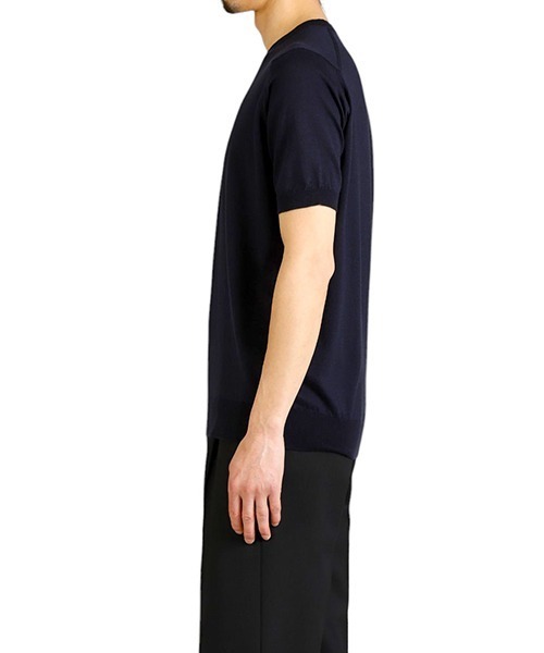 JOHN SMEDLEY（ジョンスメドレー）の「JOHN SMEDLEY / ジョンスメドレー：HILCOTE：HILCOTE[MUS]（Tシャツ/カットソー・メンズ・ネイビー/ブラック/ブラウン・M/L）」の9枚目の写真