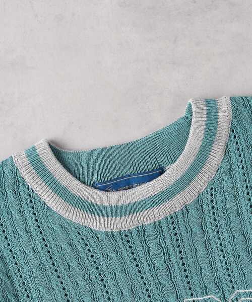 Right-on(ライトオン)の「BEVERLY HILLS POLO CLUB(ビバリーヒルズポロクラブ)【レディース】【限定展開】刺繍ニット(ニット/セーター・レディース・ネイビー/ホワイト/グリーン・M)」の20枚目の写真