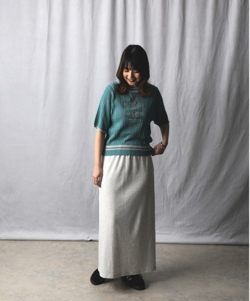 Right-on(ライトオン)の「BEVERLY HILLS POLO CLUB(ビバリーヒルズポロクラブ)【レディース】【限定展開】刺繍ニット(ニット/セーター・レディース・ネイビー/ホワイト/グリーン・M)」の4枚目の写真