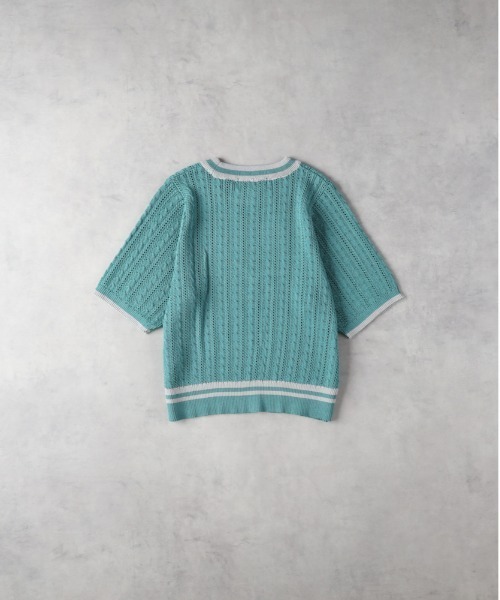 Right-on(ライトオン)の「BEVERLY HILLS POLO CLUB(ビバリーヒルズポロクラブ)【レディース】【限定展開】刺繍ニット(ニット/セーター・レディース・ネイビー/ホワイト/グリーン・M)」の9枚目の写真