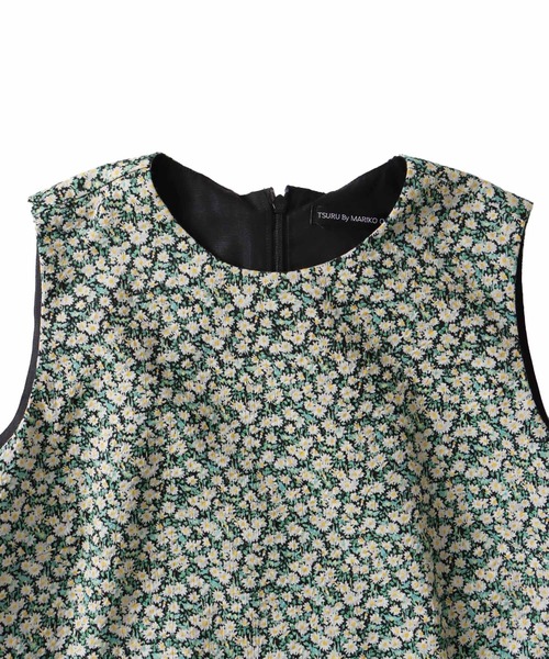 ツルバイマリコオイカワ Matine(flower) ノースリーブ 