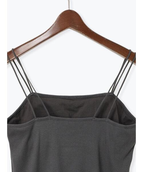 Te chichi TERRASSE（テチチテラス）の「カップ付キャミソール《2025summer catalog item》（キャミソール・レディース・オフホワイト/チャコールグレー・F）」の14枚目の写真