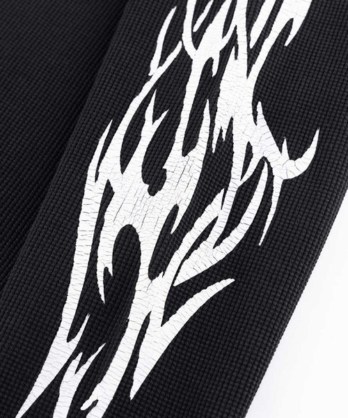 SUPPLIER(サプライヤー)の「SUPPLIER/サプライヤー Tribal Fire Pattern Thermal Long Sleeve ロンT(Tシャツ/カットソー・メンズ・グレー/ブラック・L/XL/M)」の12枚目の写真
