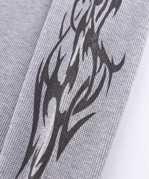 SUPPLIER(サプライヤー)の「SUPPLIER/サプライヤー Tribal Fire Pattern Thermal Long Sleeve ロンT(Tシャツ/カットソー・メンズ・グレー/ブラック・L/XL/M)」の22枚目の写真
