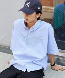 WEGO | WEGO/【25年春夏新作】オックスフォードダメージアップリケシャツ(シャツ/ブラウス)