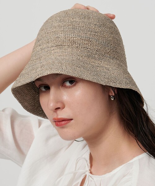 ビューティー＆ユースバケット　ラフィアバケットハット BEAUTY&YOUTH UNITED ARROWS｜ラフィア バケットハット