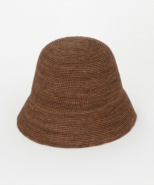 BEAUTY&YOUTH UNITED ARROWS（ビューティーアンドユースユナイテッドアローズ）の「ラフィア バケットハット（ハット・レディース・ナチュラル/オリーブ/ダークブラウン・FREE）」の9枚目の写真
