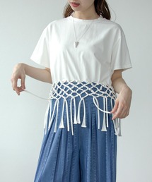 Cepica（セピカ）の「FRINGE HEM T（Tシャツ/カットソー）」