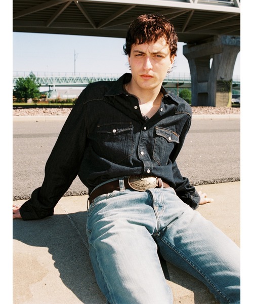 Nudie Jeans(ヌーディージーンズ)の「Nudie Jeans/ヌーディージーンズ George / デニムシャツ / Dark Blue(シャツ/ブラウス・メンズ・ダークブルー・S/M/L)」の3枚目の写真